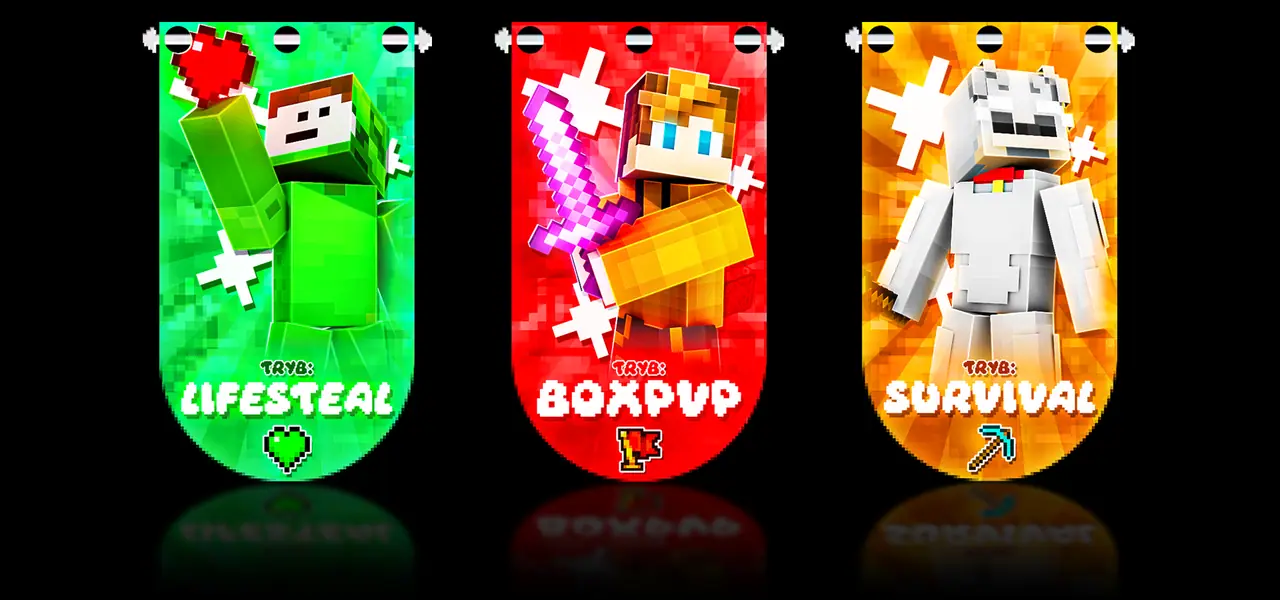 Banery na Lobby Minecraft